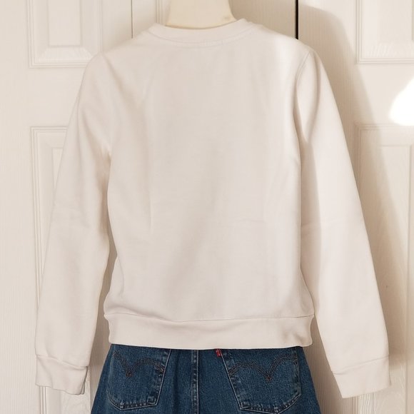 1901 White Sparkle Graphic Crewneck Sweatshirt - Picture 5 of 7